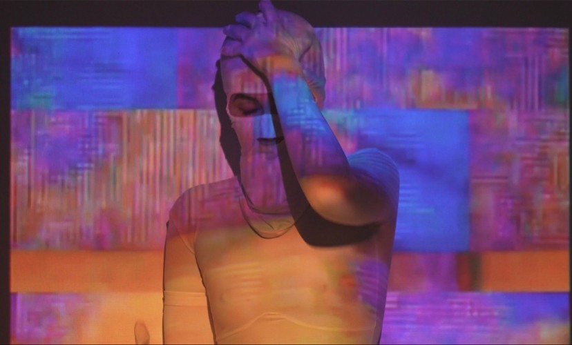 Mandy El-Sayegh, Strike, posed (2024) Art Basel Parcours Video still: Jon Lowe. Courtesy the artist.