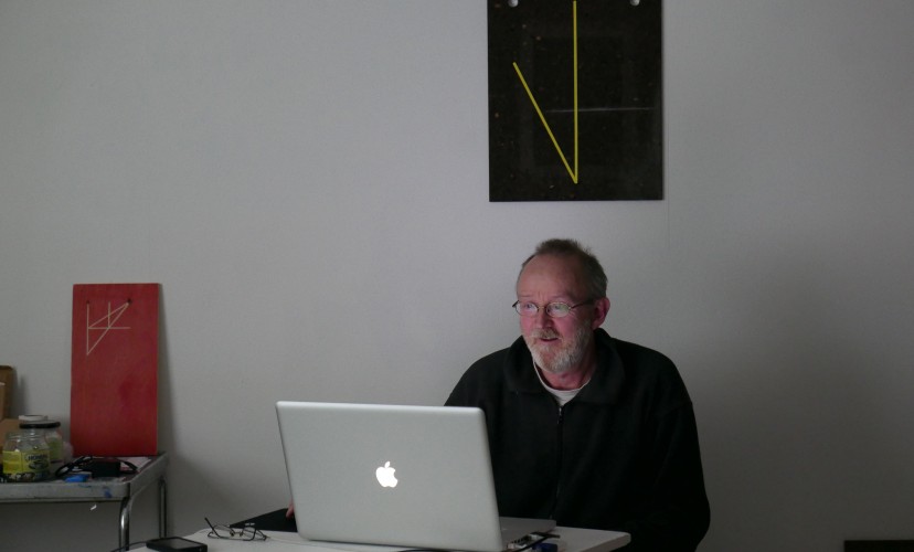 Tumi Magnússon at the Nordic guest studio Malongen