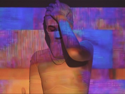 Mandy El-Sayegh, Strike, posed (2024) Art Basel Parcours Video still: Jon Lowe. Courtesy the artist.